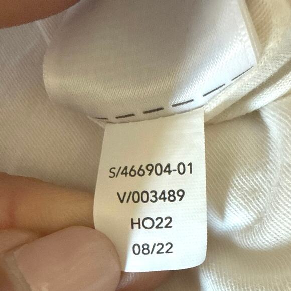 Athleta Retroplush Quilted Crewneck Sweatshirt Womens Size S Cream EUC - Picture 12 of 12